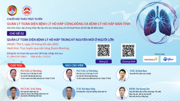 QUẢN LÝ TOÀN DIỆN BỆNH LÝ HÔ HẤP TRONG KỶ NGUYÊN MỚI Ở NGƯỜI LỚN