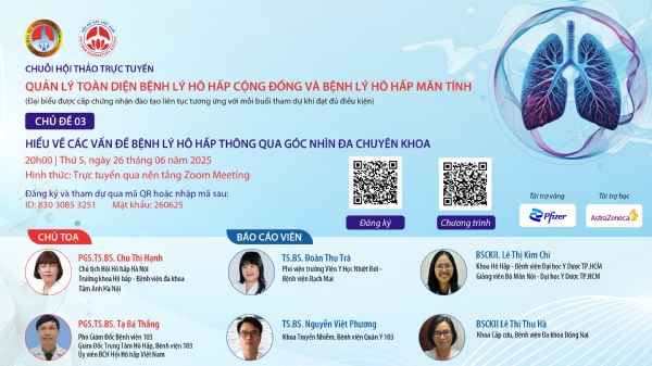 HIỂU VỀ CÁC VẤN ĐỀ BỆNH LÝ HÔ HẤP THÔNG QUA GÓC NHÌN ĐA CHUYÊN KHOA