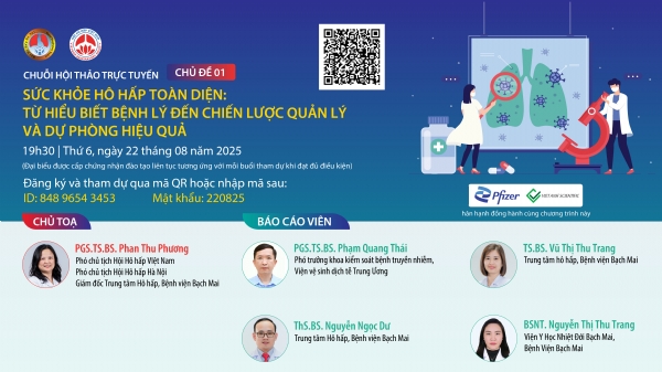 SỨC KHỎE HÔ HẤP TOÀN DIỆN: TỪ HIỂU BIẾT BỆNH LÝ ĐẾN CHIẾN LƯỢC QUẢN LÝ VÀ DỰ PHÒNG HIỆU QUẢ